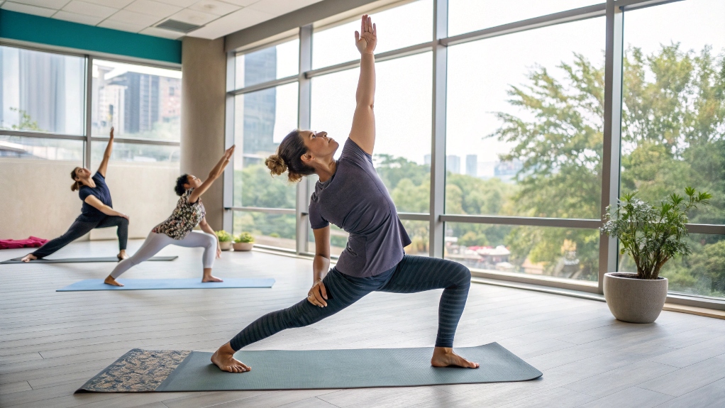 What yoga poses increase physical strength